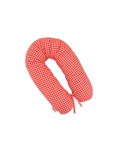 Multifunctional pregnancy pillow Longer - red checkered