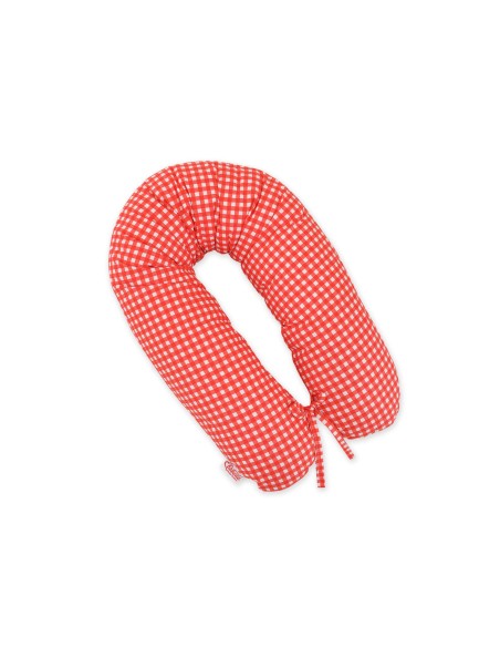 Multifunctional pregnancy pillow Longer - red checkered