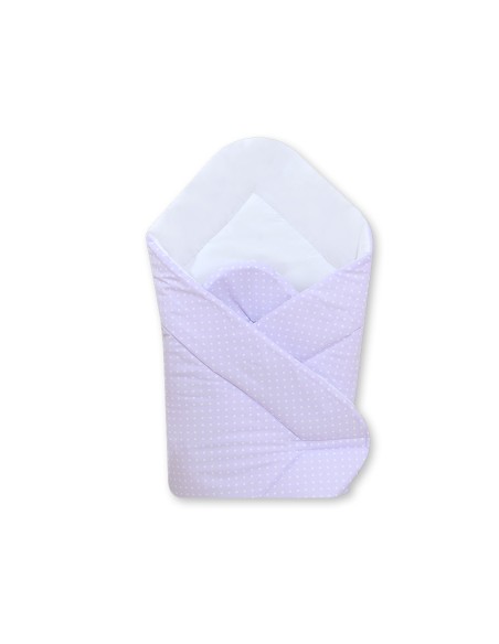 Babynest - white polka dots on lilac