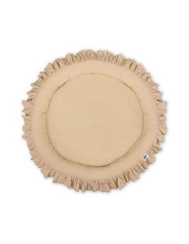 Nest with flounce - beige