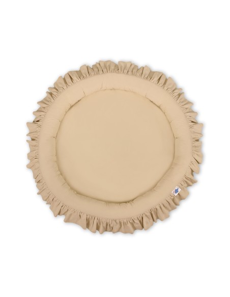 Nest with flounce - beige