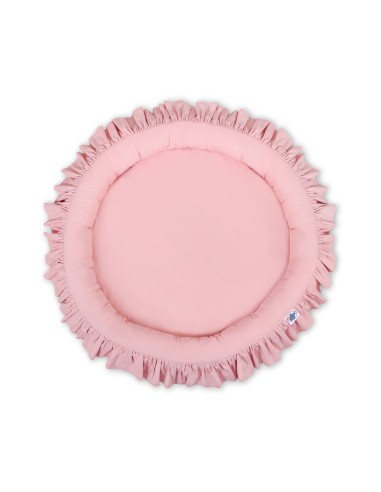 Nest with flounce - pastel pink