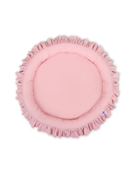 Nest with flounce - pastel pink