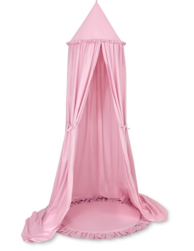 Set: Hanging canopy + Floor play mat- pink