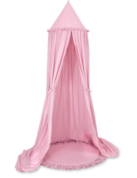 Set: Hanging canopy + Floor play mat- pink