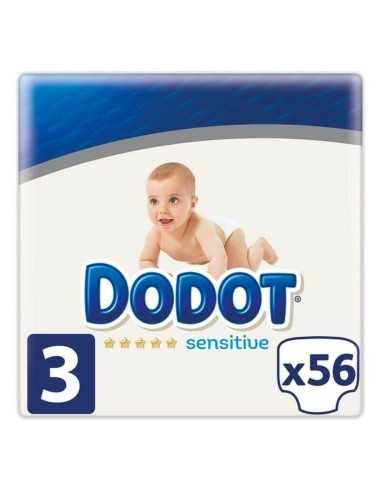 Einweg-Windeln Sensitive Dodot Dodot Sensitive (56 uds)