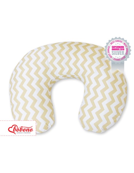 Feeding pillow- Simple chevron beige