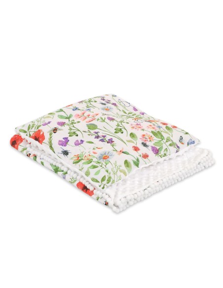 Set: Double-sided blanket minky + pillow- Meadow