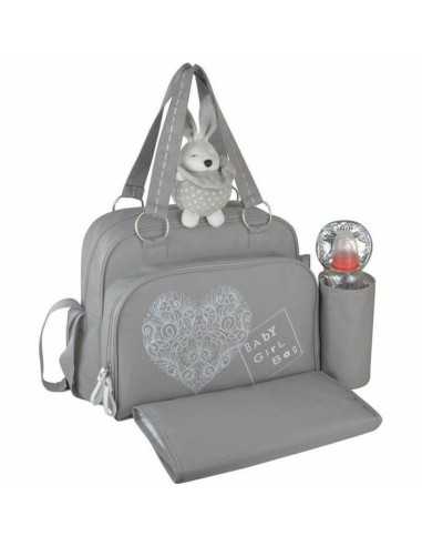 Diaper Changing Bag Baby on Board Baby girl Grey