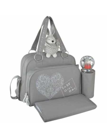 Wickeltasche Baby on Board Baby girl Grau