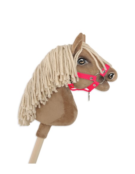 Hobby Horse halter A4 small - neon pink