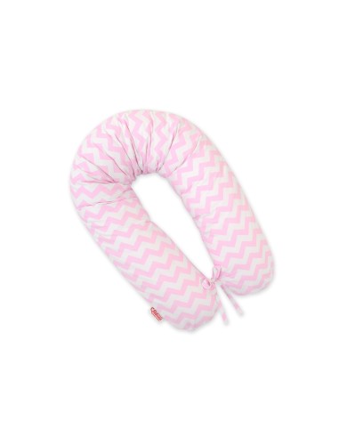 Multifunctional pregnancy pillow Longer - Chevron pink