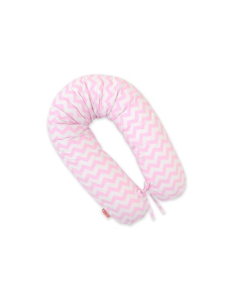 Multifunctional pregnancy pillow Longer - Chevron pink