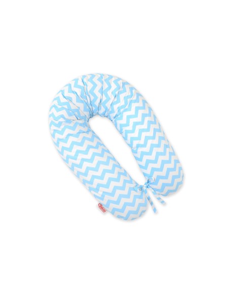 Multifunctional pregnancy pillow Longer- Chevron blue