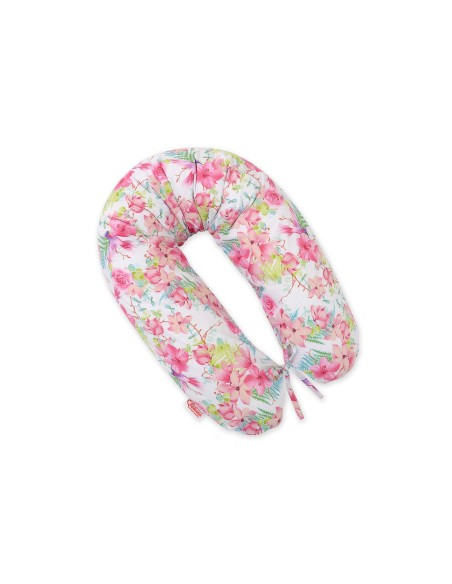 Multifunctional pregnancy pillow Longer - hummingbirds in flowers