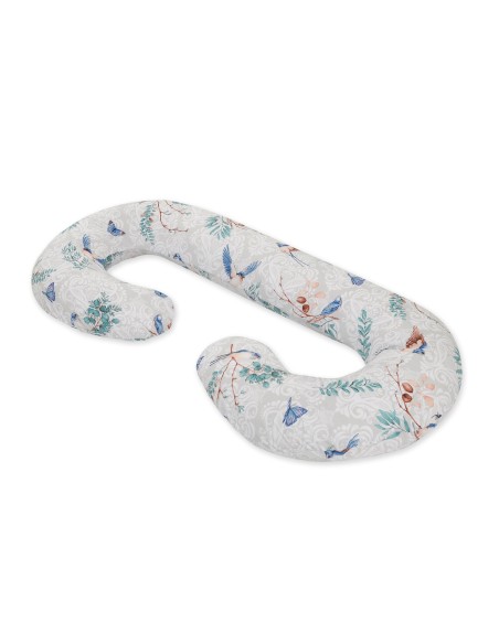 Maternity Support Pillow C - Blue birds