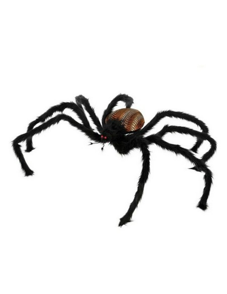 Halloween-Dekoration XXL S1123404 Spinne Schwarz (3 Stück)