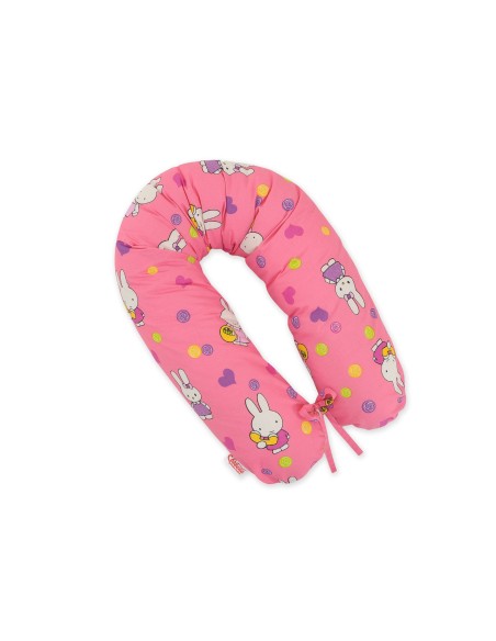 Pregnancy pillow- Longer- Hallo rabbit pink