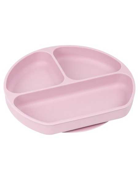 Assiette en silicone avec ventouse Safta M923 Silicone Ventouse Rose (20,5 x 2,5 x 18 cm)