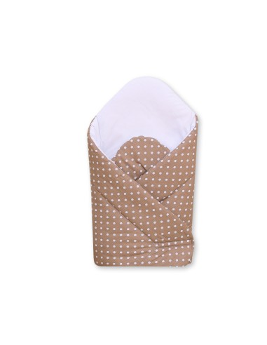 Babynest with stiffening- White dots on brown