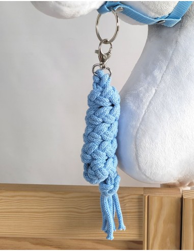 Tether for Hobby Horse made of double-twine cord - light blue