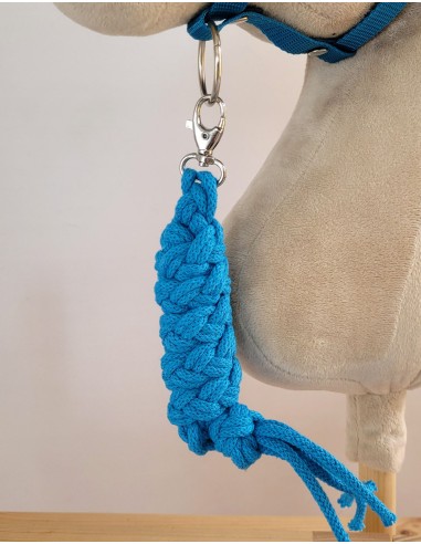 Tether for Hobby Horse made of double-twine cord - turquoise