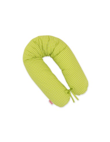 Pregnancy pillow- Longer- Green checkered