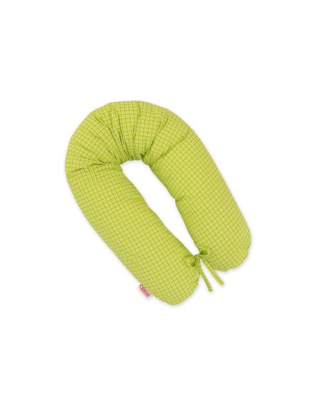 Pregnancy pillow- Longer- Green checkered