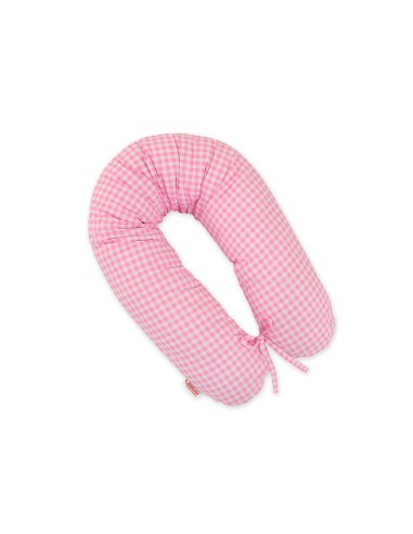 Pregnancy pillow- Pink checkered