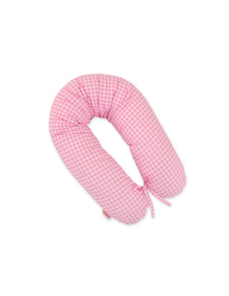 Pregnancy pillow- Pink checkered