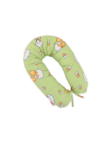 Pregnancy pillow - Longer- Forest animals green