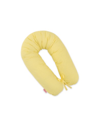 Pregnancy pillow- Longer- Yellow strips