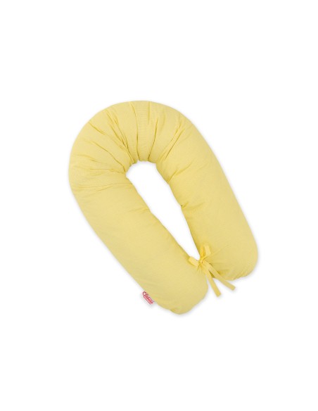 Pregnancy pillow- Longer- Yellow strips