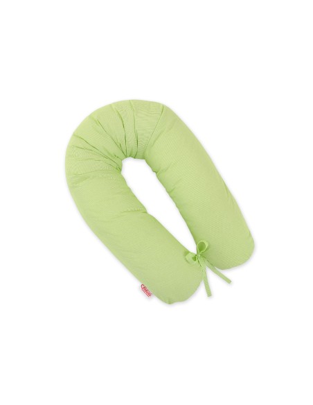 Pregnancy pillow- Longer- Green strips