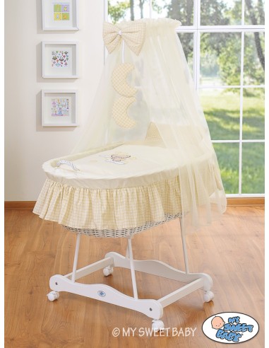 Wicker drape crib- Good night cream