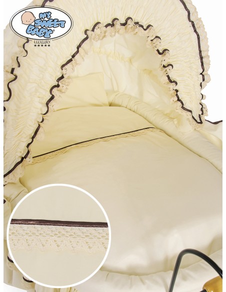 Cover set 4 pcs for Moses Basket/Wicker crib Emma no. 2100-026 or 72100-026