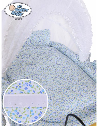 Cover set 4 pcs for Moses Basket/Wicker crib Jasmine no. 2100-914 or 72100-914