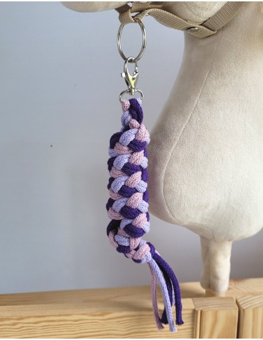 Tether for Hobby Horse made of double - violet/dark purple/lavender