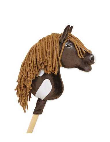 Horse on a stick Super Hobby Horse Premium - western dark bay horse A4