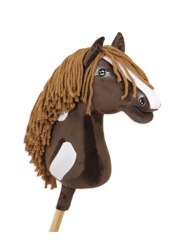 Horse on a stick Super Hobby Horse Premium - western dark bay horse A3