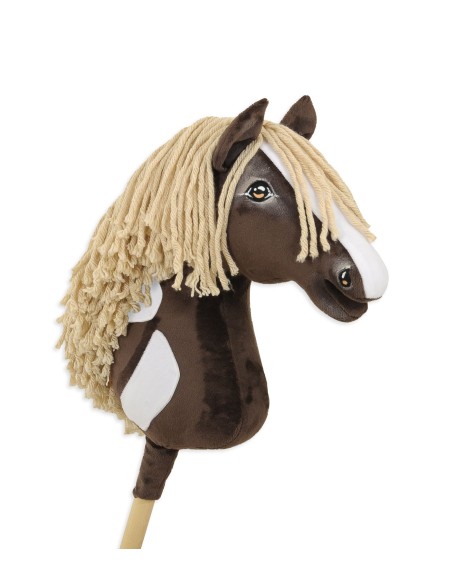 Horse on a stick Super Hobby Horse Premium - western IV dark bay horse A3