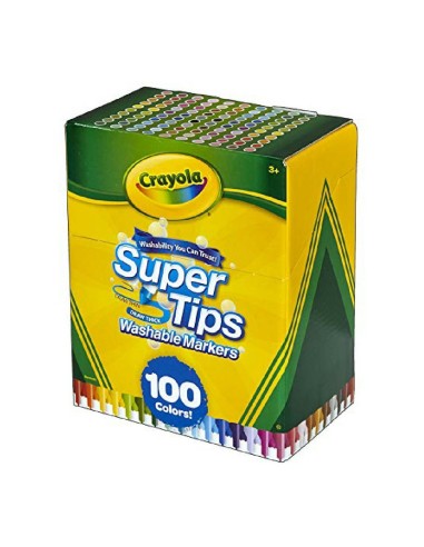 Set di Pennarelli Super Tips Crayola 58-5100 (100 uds)