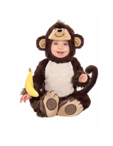 Déguisement pour Bébés Singe 12-18 Mois (3 Pièces)