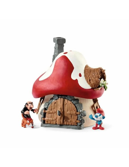 Playset Schleich Smurf house with 2 figurines