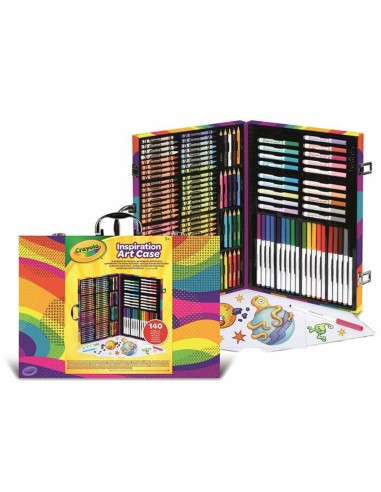 Set de peinture Crayola Rainbow 140 Pièces