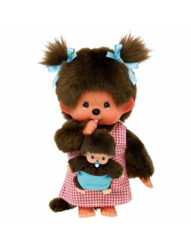 Fluffy toy Bandai Monchhichi Maman & Baby plush 20 cm