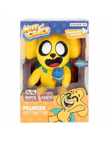 Peluche sonore Mikecrack Jaune 29 cm