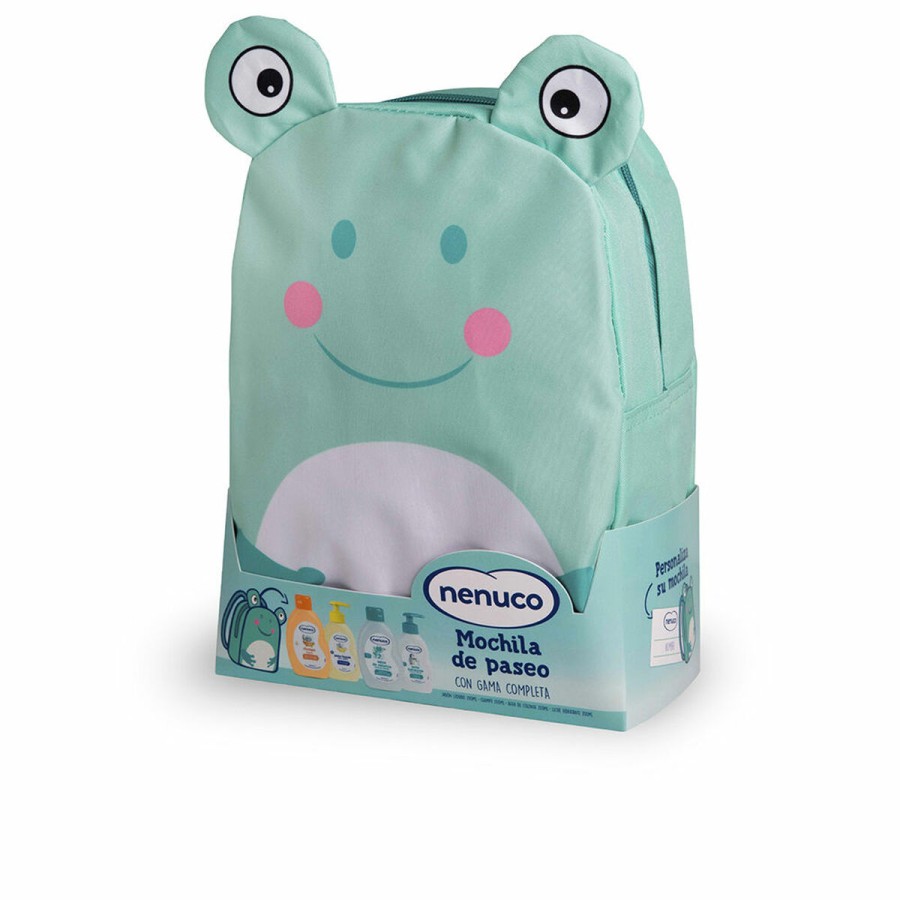 Badeset für Babys Nenuco Mochila Ranita Lote Frosch 4 Stücke