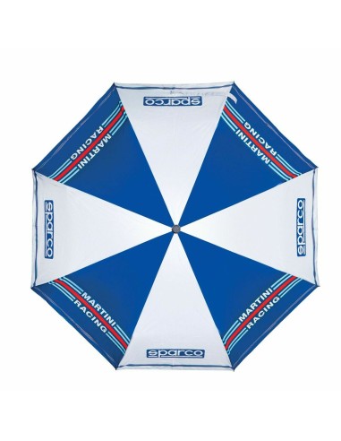 Parapluie Sparco Martini Racing Ø 95 cm Bleu/Blanc Bleu