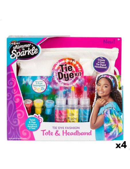 Craft Game Cra-Z-Art SHIMMER N SPARKLE-SET TIE&DYE 4 Units